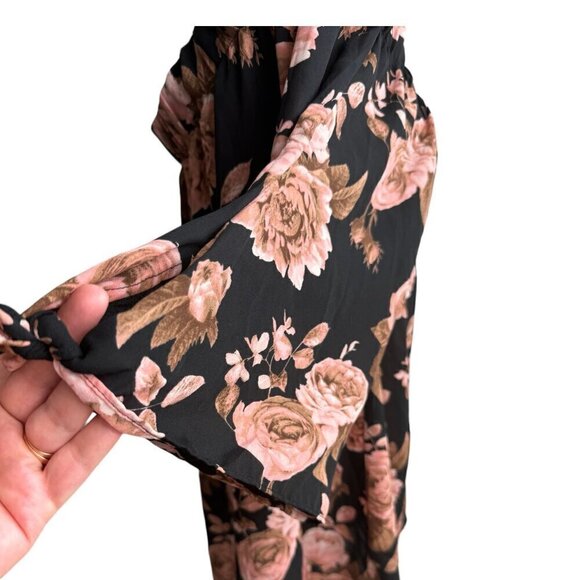 Belle Tweed Floral ROSES Off-the-Shoulder Blouse 1/2 Sleeve Womens Size 3X - Picture 7 of 9